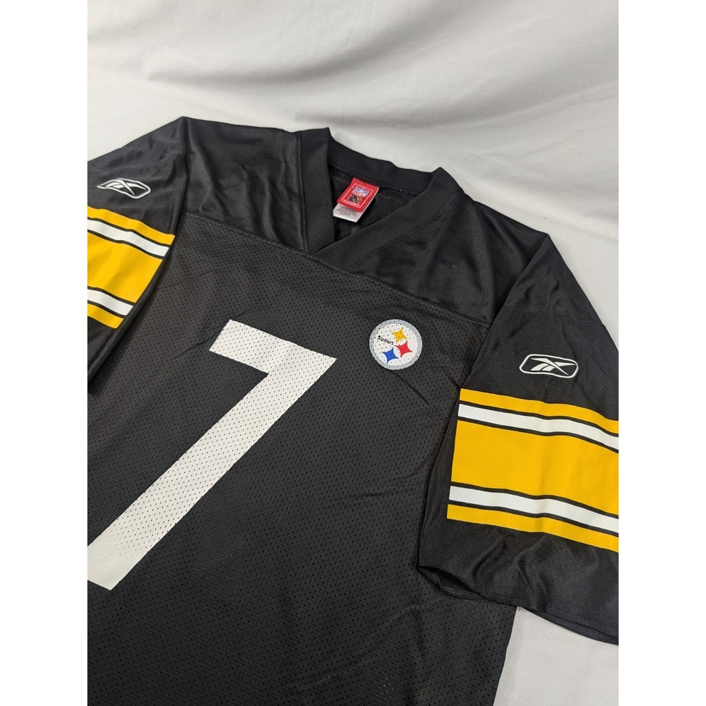 Ben Roethlisberger Steelers Jersey Reebok XL Black Stitched NFL Big & Tall #7